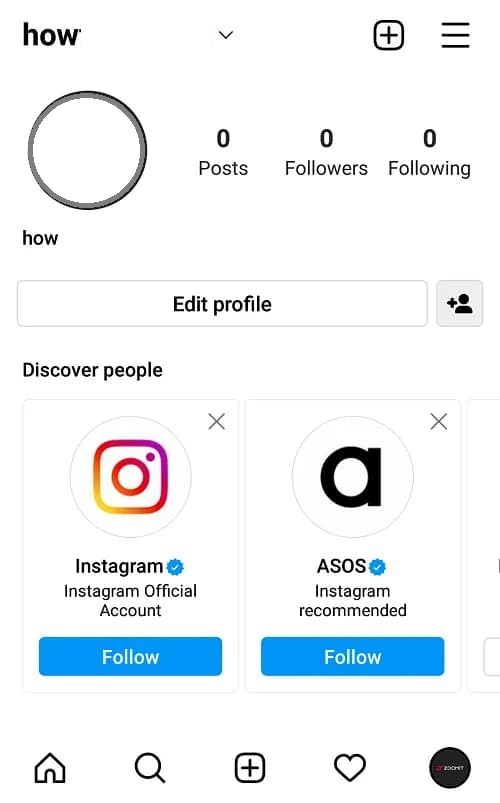 Creating an Instagram Account with a Smartphone