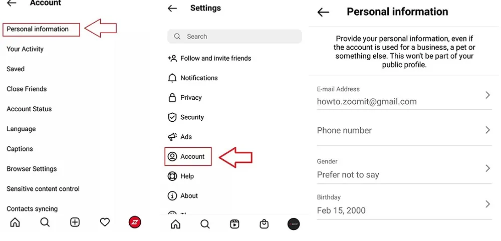 Adding an Email or Phone Number to Your Instagram Account: