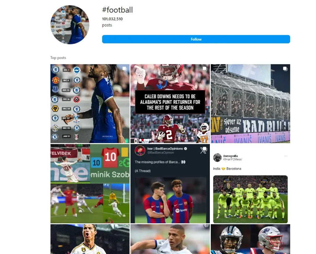Sports Hashtags Football Hashtags