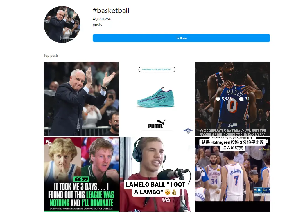 Sports Hashtags Basketball Hashtags
