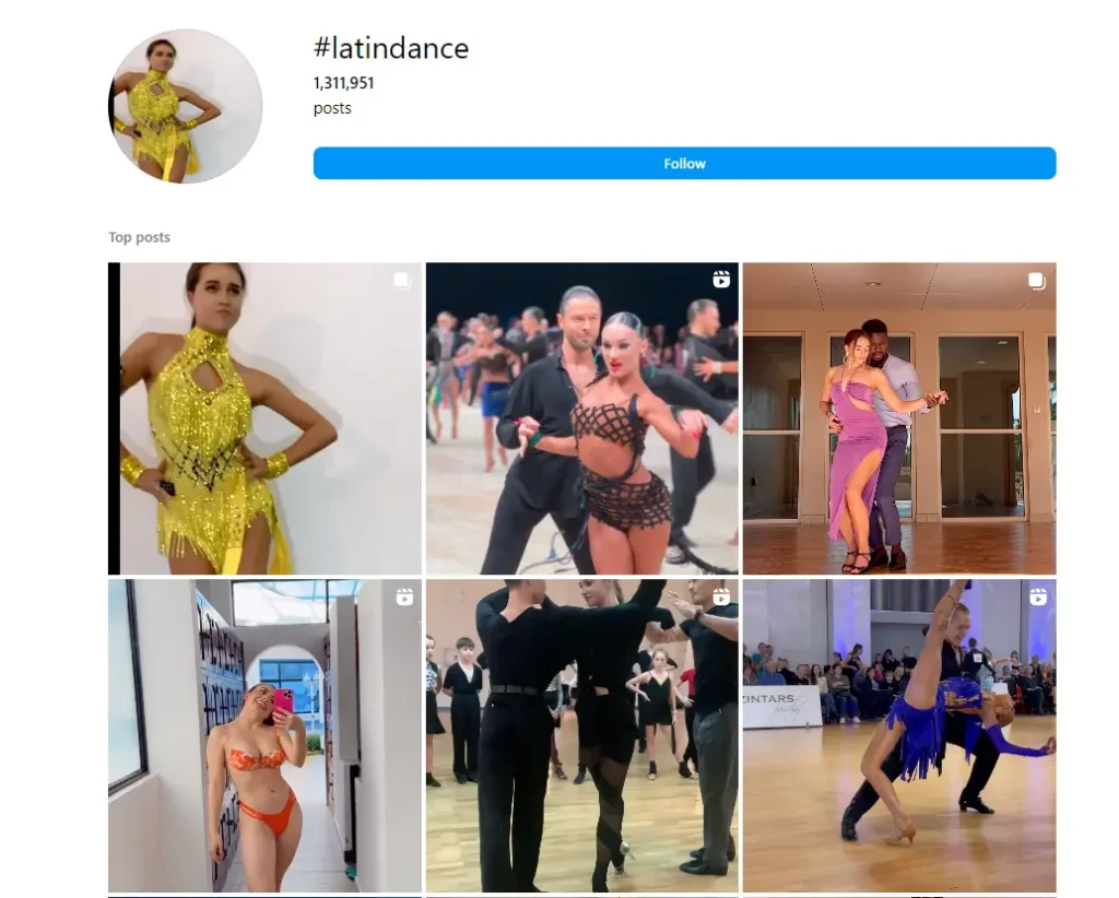 Dance Hashtags Latin dance Hashtags