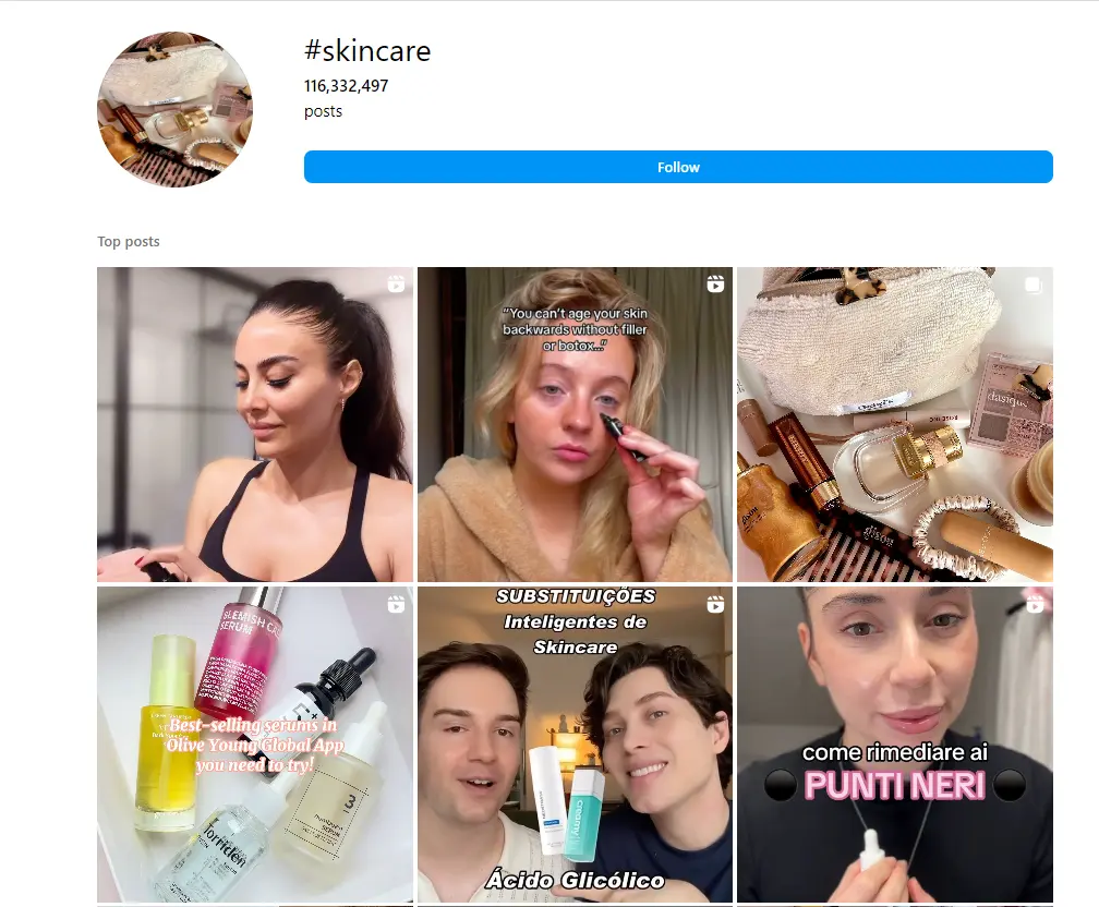 Cosmetics Hashtags Top Skincare Hashtags 