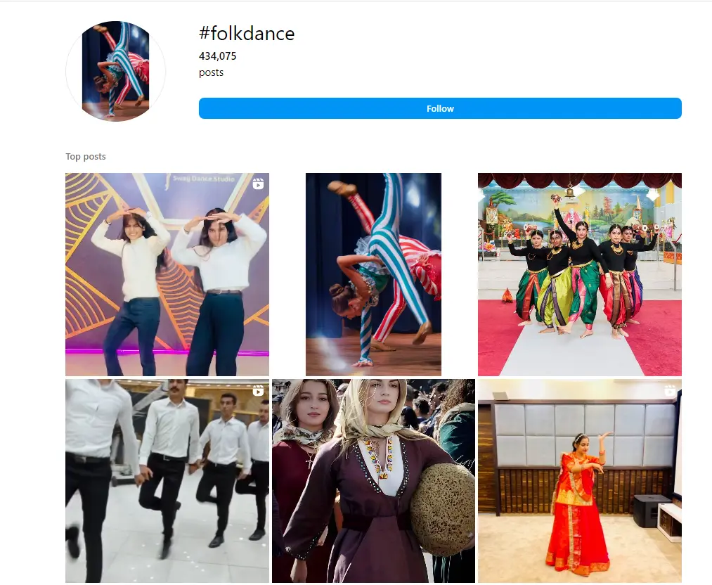 Dance Hashtags Folk dance Hashtags