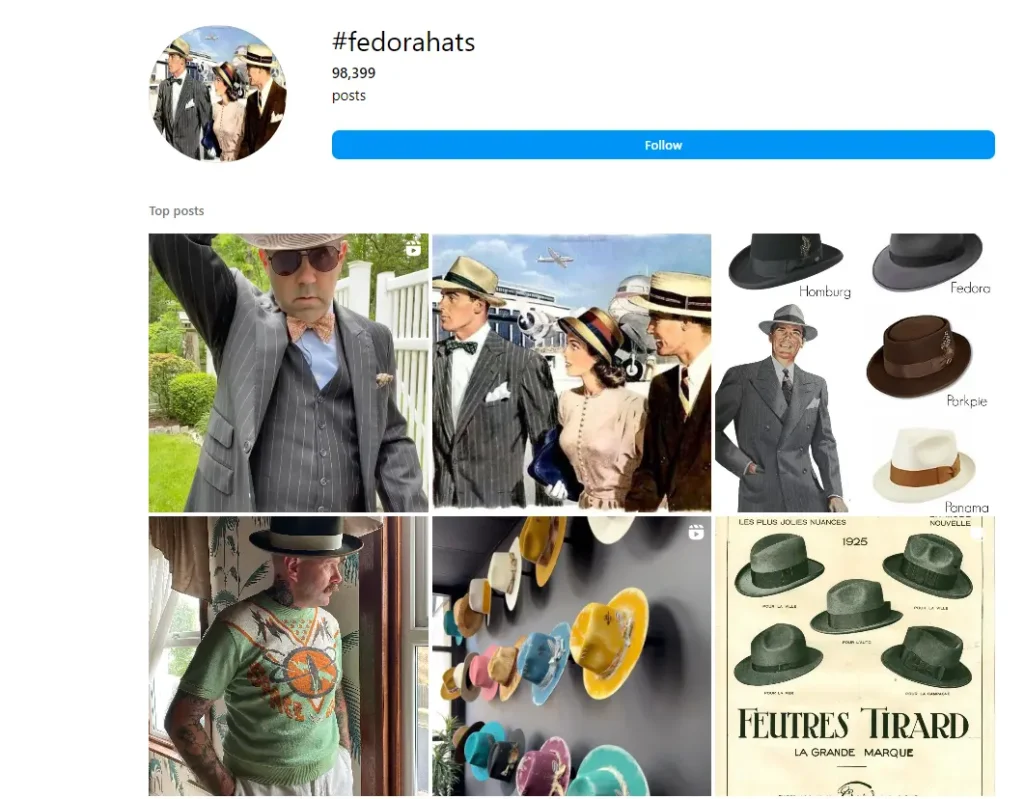 hat Hashtags Fedora Hats