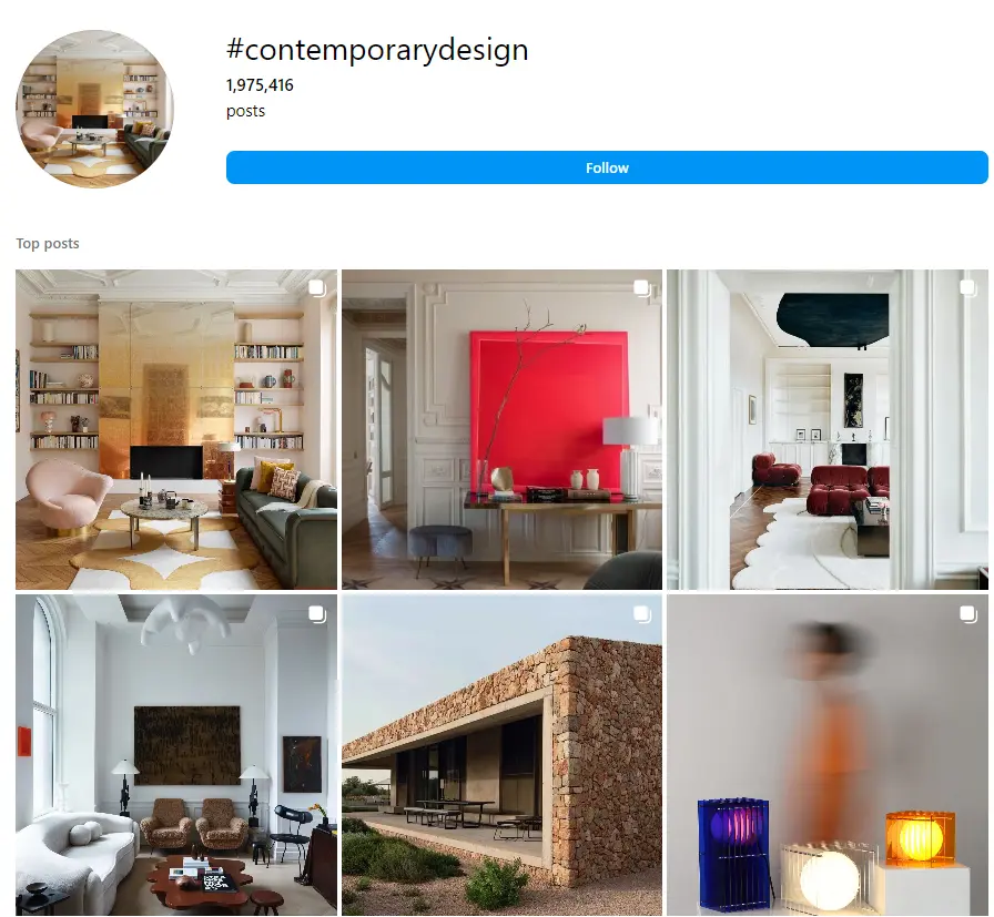 Interior design Hashtags Contemporary interior design Hashtags 